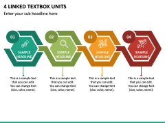 4 Linked Textbox Units