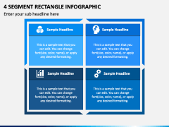 4 Segment Rectangle Infographic PPT Slide 2