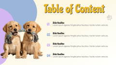 Cute Puppy Theme PPT Slide 2