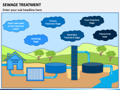 Sewage Treatment PowerPoint and Google Slides Template - PPT Slides