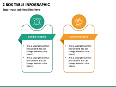 2 Box Table Infographic PPT Slide 2