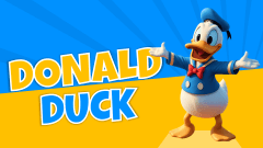 Donald Duck Presentation Theme PPT Slide 1