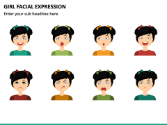 Girl Facial Expression PPT Slide 4