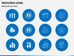 Participate Icons for PowerPoint and Google Slides - PPT Slides