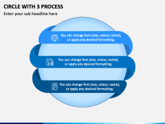 Circle With 3 Process PPT Slide 1