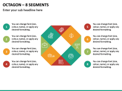 Octagon – 8 Segments PPT Slide 2