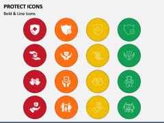 Protect Icons PPT Slide 2