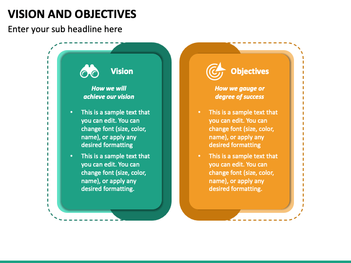 Vision and Objectives PPT Slide 1