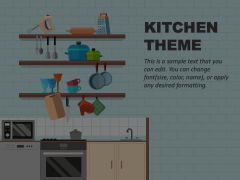 Kitchen Theme Animated Presentation - SketchBubble