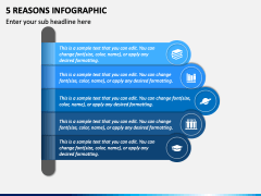 5 Reasons Infographic PPT Slide 1