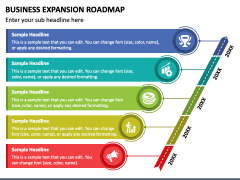 Business Expansion Roadmap Powerpoint Template - Ppt Slides