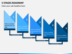5 Stages Roadmap PPT Slide 1