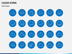 Cloud Icons PPT Slide 4