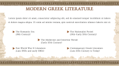 Greek Literature PPT Slide 9