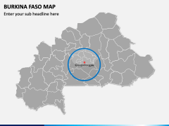 Burkina Faso Map PPT Slide 3
