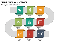 Snake Diagram - 9 Stages PPT Slide 2