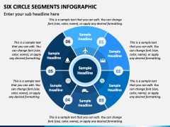 Six Circle Segments Infographic PPT Slide 1