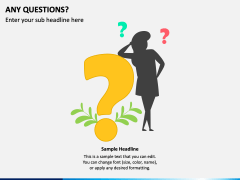 Any Question PowerPoint Template - PPT Slides