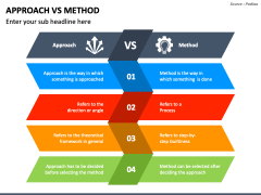 Approach Vs Method PowerPoint and Google Slides Template - PPT Slides