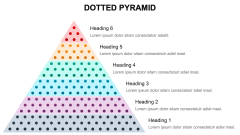 Dotted Pyramid PPT Slide 4