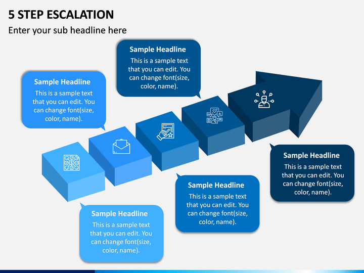 5 Step Escalation PPT Slide 1