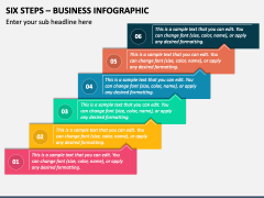 Six Steps - Business Infographic PPT Slide 2