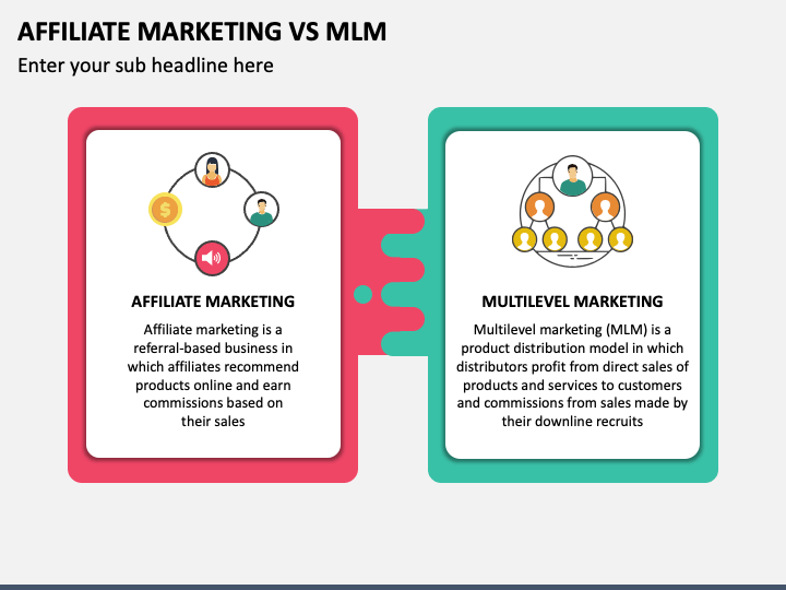 Affiliate Marketing Vs MLM PPT Slide 1