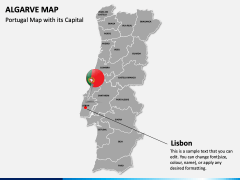 Algarve Map PPT Slide 4