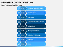 9 Stages Of Career Transition PPT Slide 1