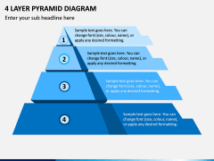 4 Layer Pyramid Diagram PPT Slide 1