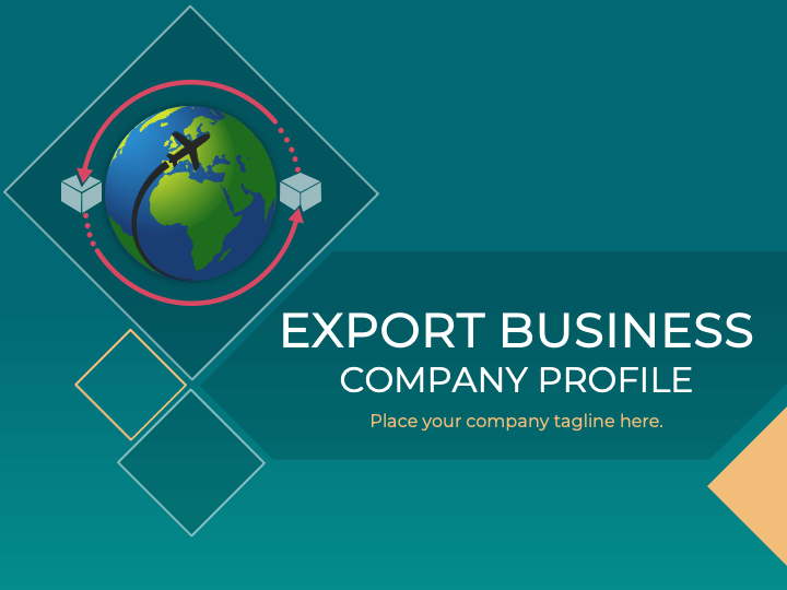 Export Business Company Profile PPT Slide 1
