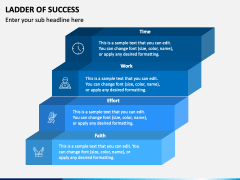 Ladder of Success PowerPoint and Google Slides Template - PPT Slides