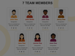 7 Team Members Animated Presentation - SketchBubble
