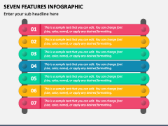 Seven Features Infographic PPT Slide 2