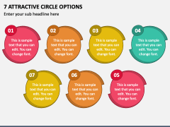 7 Attractive Circle Options PPT Slide 1
