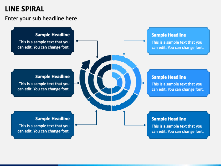 Line Spiral for PowerPoint and Google Slides - PPT Slides