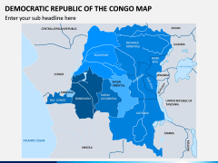 Democratic Republic of Congo Map PPT Slide 2