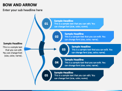 Bow and Arrow PowerPoint Template - PPT Slides