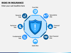Risks in Insurance PowerPoint Template - PPT Slides