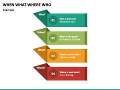 When What Where Who PowerPoint and Google Slides Template - PPT Slides