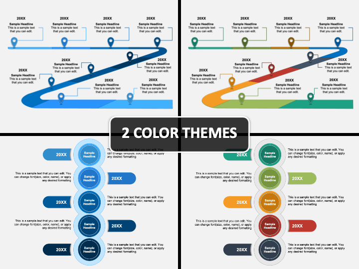 Timeline Infographic PowerPoint Template - PPT Slides