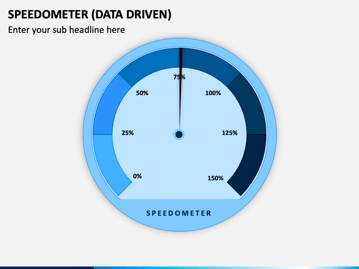 Speedometer Data Driven PPT Slide 1