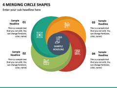 4 Merging Circle Shapes PPT Slide 2