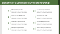 Sustainable Entrepreneurship PPT Slide 7