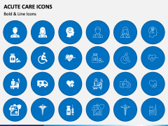 Acute Care Icons PPT Slide 2