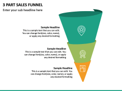 3 Part Sales Funnel PPT Slide 2