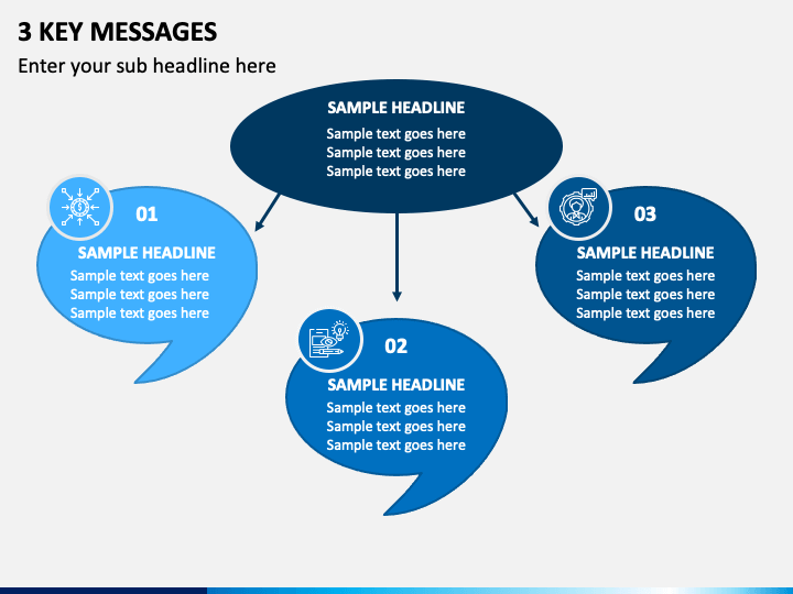 3 Key Messages PPT Slide 1