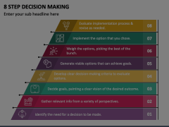 8 Step Decision Making PowerPoint Template - PPT Slides 8 Step Decision Making PowerPoint Template - PPT Slides