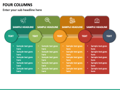 Four Columns PPT Slide 2