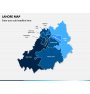 Jalandhar Map PowerPoint Template - PPT Slides